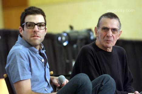 Nimoy and Quinto