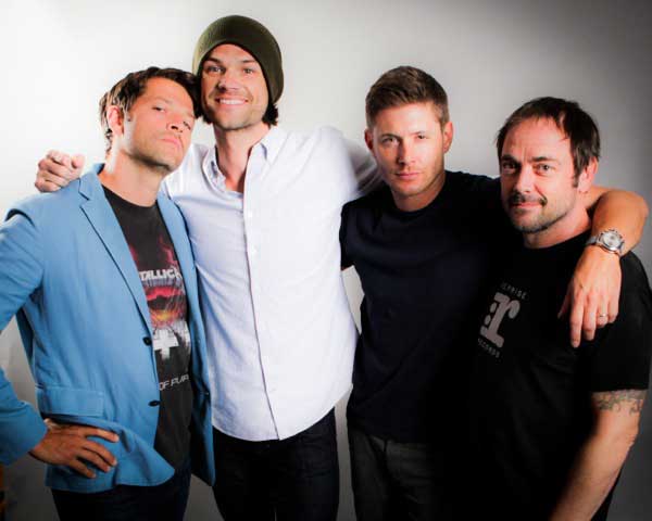 Misha, Jared, Jensen and Mark