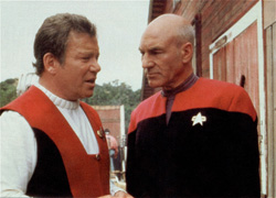 Kirk and Picard