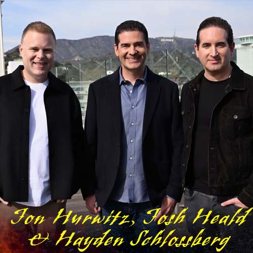producers Jon Hurwitz, Josh Heald and Hayden Schlossberg