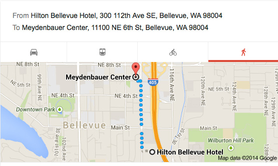 Map and Directions to Convention Center