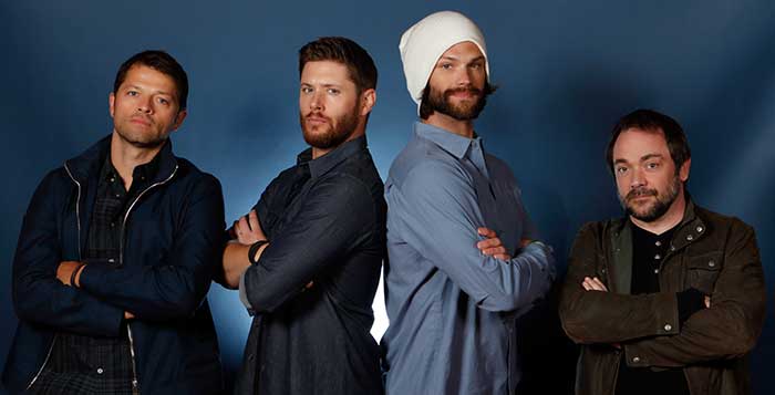 Misha, Jared, Jensen and Mark